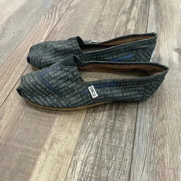 TOMS NWB Special Edition One for One Women's Size 7 Dark Blue Alpargata - Picture 3 of 7